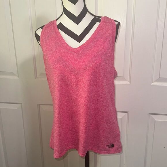 THE NORTH FACE Pink V Neck Tank Top - Picture 1 of 6